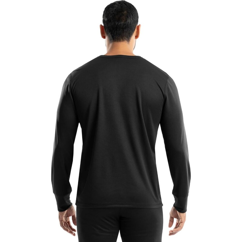 Mens Polyester Performance Baselayer Long Sleeve … - image 2